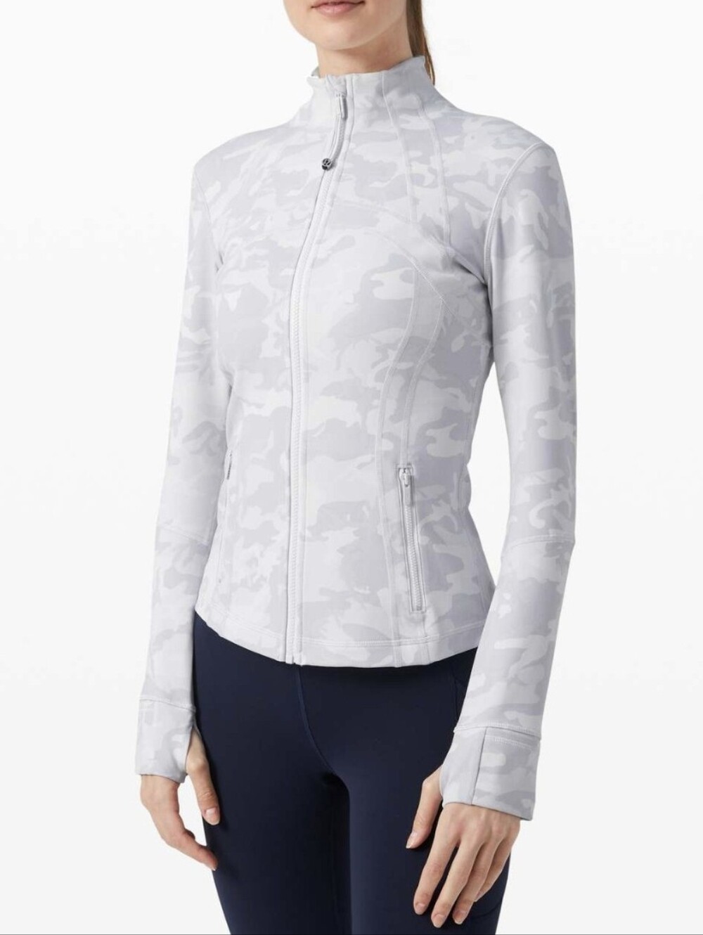 Lululemon Define Jacket Alpine Camo MultI White Size 6